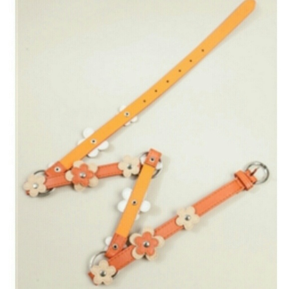 Orange Flower Belt - Picture 1 of 3